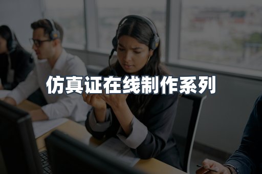 仿真证在线制作系列